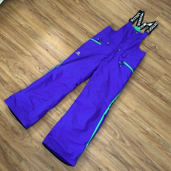 Salomon Snow pants and Ski pants Unisex - Blue Green - M 140cm (14-15)